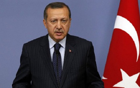 Turkish president Erdogan arrives in Canakkale for festive parades